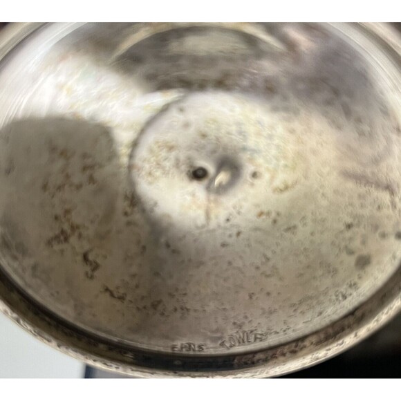 Set 2 Goblets Towle Vintage Silverplate Stemmed Water Wine Chalice Patina EPNS - Picture 4 of 4